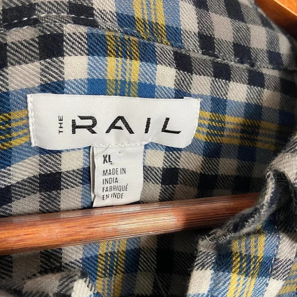 Men's The Rail Flannel Button Down Shirt - Picture 3 of 7